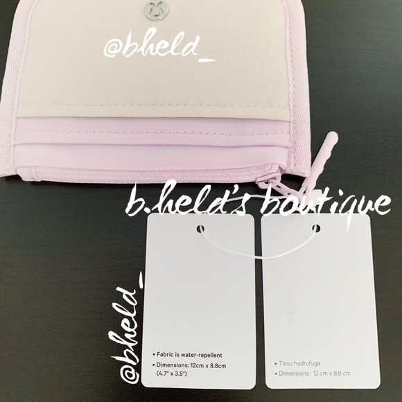 lululemon True Identity Card Case Wallet in Meadowsweet Pink/White Opal New NWT - Picture 5 of 10